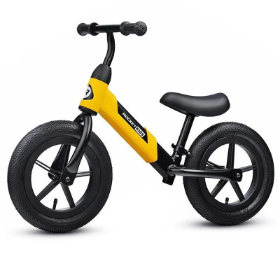 Детский беговел 12 Rocket R115-Y жёлтый 01